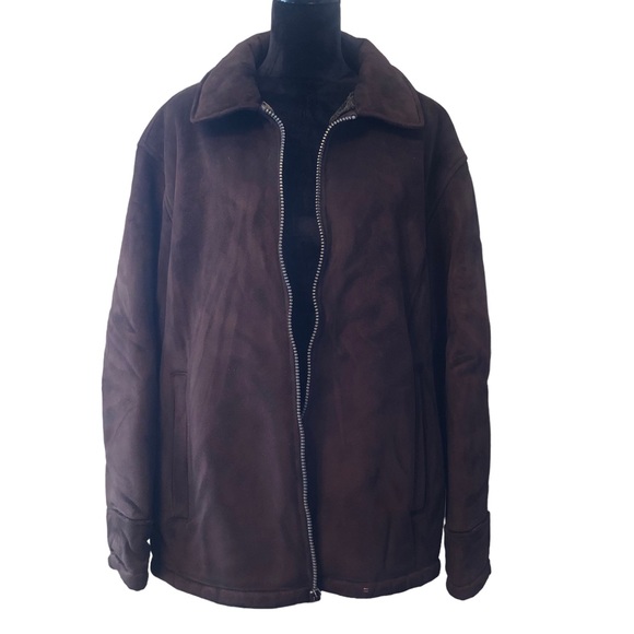 Axcess Other - Axcess Brown Faux Suede Jacket size XL